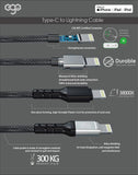 EGO Wiry Max Type-C to Lightning MFI PD 60W charging cable (MFI) [Hong Kong licensed] 