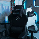 Zenox Saturn Mk-2 Gaming Chair (Leather/Carbon Black) [Licensed in Hong Kong]