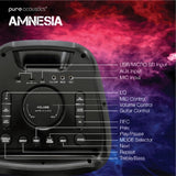 Pure Acoustics Amnesia 派對 Busking 卡啦OK 大功率藍牙喇叭 (配備遙控器及雙VHF無線麥克風) [香港行貨]