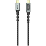 Verbatim PD 100W Type C to Type C instant display PD charging transmission cable (120cm) [Hong Kong licensed]