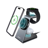 XPower WLS18 3-in-1 15W Magnetic Aluminum Alloy Wireless Charging Stand [Licensed in Hong Kong]