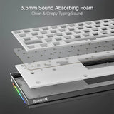 Redragon K641 68 Keys Aluminum RGB 機械電競鍵盤 - 鋁合金框架/藍+白漸變色鍵  - 紅軸[ 一年保養]