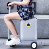 AIRWHEEL SE3S 20吋可登機智能騎行電動行李箱 (豪華版)- 銀色 [香港行貨]