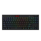 Redragon K621 Horus TKL 87 KEYS Low Profile Ultra-Thin Wireless RGB Mechanical Gaming Keyboard - Red Switches [Licensed in Hong Kong] 