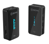 BOYA BY-XM6-S1 2.4GHz Dual Channel Wireless Microphone 1+1 Single Microphone Set [Licensed in Hong Kong]