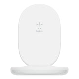 Belkin BOOST CHARGE 15W Wireless Charging Stand + QC3.0 24W Home Charger - White [Licensed in Hong Kong] - WIB002myWH