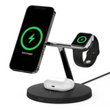 Belkin BOOST↑CHARGE™ PRO MagSafe 15W 3-in-1 Wireless Charger - Black - WIZ009MYBK [Licensed in Hong Kong]