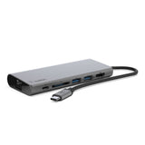 Belkin Connect USB-C™ 6 合 1 多媒體集線器 [香港行貨] -  F4U092btSGY - 60W PD | HDMI | LAN | SD CARD