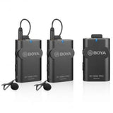 BOYA BY-WM8 PRO K2 HK one-to-two UHF dual-channel wireless radio system [Hong Kong licensed product] 