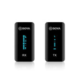 BOYA BY-XM6-S1 2.4GHz Dual Channel Wireless Microphone 1+1 Single Microphone Set [Licensed in Hong Kong]