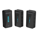 BOYA BY-XM6-S2 2.4GHz Dual Channel Wireless Microphone 1+ 2 Dual Microphone Set [Licensed in Hong Kong]
