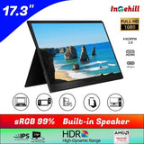 Intehill 17.3吋 1080P 144Hz IPS Freesync HDR HS173PN-144 纖薄型 可攜式外置螢幕 (MO-H173PE2) [香港行貨]