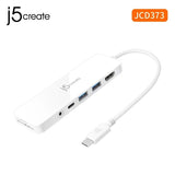 J5create JCD373 7-in-1 USB-C multi-function expansion hub [Hong Kong maintenance]