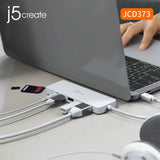J5create 7 合 1 USB-C 多功能擴充集線器 (UH-JCD373) [香港行貨] - DIGIBAL ONLINE