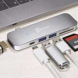 j5create JCD386 7-in-1 USB-C UltraDrive Adapter [Hong Kong Maintenance]