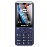 Philips PHILIPS E517 Safe Travel Mobile Phone for the Elderly - Blue [One Year Warranty]