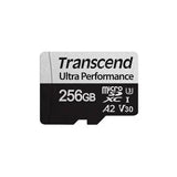 Transcend microSDXC 256GB 340S A2 V30 UHS-I U3, Class 10 memory card [Hong Kong licensed]