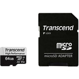 Transcend microSDXC 64GB 340S A2 V30 UHS-I U3, Class 10 Memory Card [Licensed in Hong Kong]