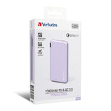 Verbatim 10000mAh 18W PD &amp; QC 3.0 mobile rechargeable battery [Hong Kong licensed]