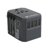 Verbatim 5 Ports 旅行充電器 Type-C + 4 USB 旅行充電器 [香港行貨]