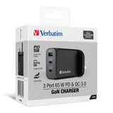 Verbatim GAN PD 65W 2C & 1A UK 充電器 66716 [香港行貨] - DIGIBAL ONLINE