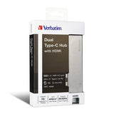 Verbatim Type C 雙接頭擴展器連HDMI 灰色 65600 香港行貨 - DIGIBAL ONLINE