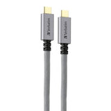 Verbatim USB 3.2 USB-C to USB-C 充電傳輸線 - 1M  灰色 [香港行貨]